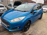 Used Ford Fiesta Zetec 82 HP (60 kW) 2014 Blue Hatchback