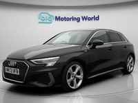 Used Audi A3 Sportback S-Line 110 HP (80 kW) 2023 Black Hatchback