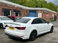 Used Audi A4 Black Edition 150 HP (110 kW) 2018 White Sedan