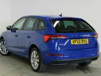Used Skoda Scala SE 110 HP (80 kW) 2022 Blue Hatchback