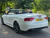 Used Audi A5 Cabriolet S-Line 211 HP (155 kW) 2010 White Cabriolet