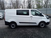 used Ford Transit Custom 2.0 EcoBlue 105ps Low Roof D/Cab Leader Van1 OWNER FULL HISTORY