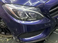 Used Mercedes C220 AMG Line Premium 170 HP (125 kW) 2016 Blue Sedan