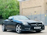 Begagnad Mercedes SLK200 AMG 184 HK (135 kW) 2014 Svart Cab