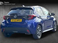 Used Toyota Yaris Design 114 HP (83 kW) 2023 Galactic blue Hatchback