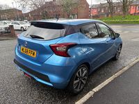 Used Nissan Micra Tekna 90 HP (66 kW) 2018 Blue Hatchback