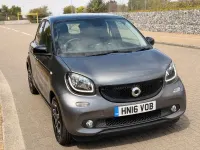 Used Smart ForFour Premium 90 HP (66 kW) 2016 Grey Hatchback