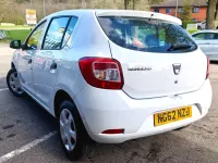 Begagnad Dacia Sandero Ambiance 75 HK (55 kW) 2013 Vit Halvkombi
