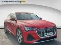 Used Audi e-tron S-Line 300 kW (408 HP) 2022 Red SUV