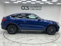 Begagnad Mercedes GLC220 AMG line 170 HK (125 kW) 2018 Blå Sportkupé