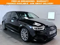 Used Audi A3 Sportback Black Edition 150 HP (110 kW) 2019 Black Hatchback