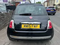 Used Fiat 500 S 69 HP (50 kW) 2015 Black Hatchback