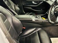 Used Mercedes C220 AMG line 170 HP (125 kW) 2018 Silver Sedan