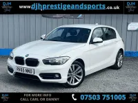 Used BMW 116 Sport Line 2015 White Hatchback