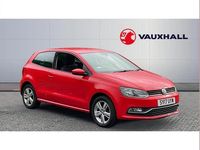 Used VW Polo Edition 90 HP (66 kW) 2017 Red Hatchback
