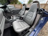 Used Porsche 986 Boxster 225 HP (165 kW) 2002 Blue Cabriolet