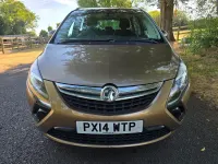 Used Vauxhall Zafira Tourer 130 HP (95 kW) 2014 Brown MPV