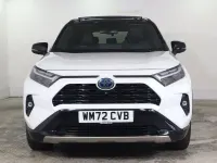 Used Toyota RAV4 Hybrid 2022 White and black SUV