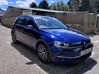 Used VW Golf VII SE 115 HP (84 kW) 2019 Blue Hatchback