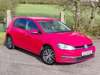 Used VW Golf VII SE 125 HP (91 kW) 2018 Red Hatchback