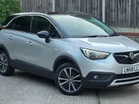 Used Vauxhall Crossland X Elite 99 HP (72 kW) 2018 Silver SUV
