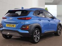 Used Hyundai Kona Premium 136 HP (100 kW) 2019 Blue SUV