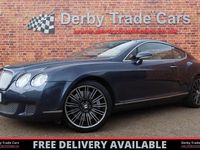 Begagnad Bentley Continental 600 HK (441 kW) 2009 Blå Sedan