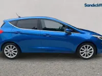 Used Ford Fiesta Titanium 125 HP (91 kW) 2021 Blue Hatchback