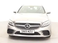 Used Mercedes C300 AMG line 2019 Silver Sedan