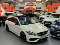 Used Mercedes CLA220 AMG line 177 HP (130 kW) 2016 White Coupe