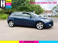 Used Vauxhall Astra SRi 165 HP (121 kW) 2011 Blue Hatchback