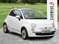 Used Fiat 500 Lounge 69 HP (50 kW) 2008 White Hatchback