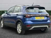 Usado VW T-Cross SE 110 HP (80 kW) 2021 Azul SUV
