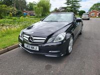 Used Mercedes E250 2013 Black Cabriolet