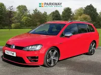Used VW Golf VII R 2017 Red Estate