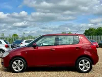 Used Skoda Fabia 105 HP (77 kW) 2008 Red Hatchback