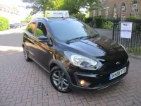 Used Ford Ka Plus Active 85 HP (62 kW) 2019 Metallic black Hatchback