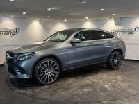 Used Mercedes GLC220 AMG line 170 HP (125 kW) 2018 Grey Coupe