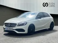 Used Mercedes A200 AMG Line Premium 136 HP (100 kW) 2017 White Hatchback