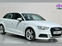 Used Audi A3 S-Line 147 HP (108 kW) 2019 White Sedan