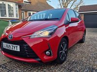 Used Toyota Yaris Hybrid 2019 Red Hatchback