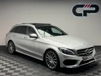 Used Mercedes C250 AMG Line Premium Plus 2017 Silver Estate