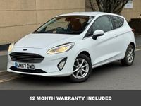 Used Ford Fiesta Zetec 100 HP (73 kW) 2018 White Hatchback