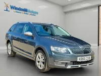 Used Skoda Octavia Scout 4x4 184 HP (135 kW) 2016 Grey Estate