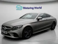 Used Mercedes C200 AMG line 198 HP (145 kW) 2020 Silver Coupe