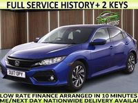 Begagnad Honda Civic SR 129 HK (94 kW) 2017 Blå Halvkombi