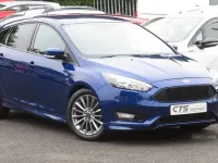 Used Ford Focus ST-Line 140 HP (102 kW) 2018 Blue Hatchback
