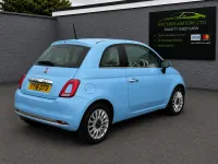 Used Fiat 500 Lounge 69 HP (50 kW) 2016 Blue Hatchback