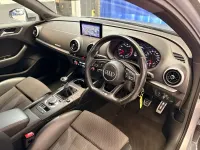 Used Audi A3 S-Line 190 HP (139 kW) 2017 Silver Hatchback