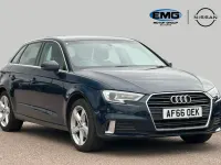 Used Audi A3 Sportback Sport 150 HP (110 kW) 2016 Blue Hatchback